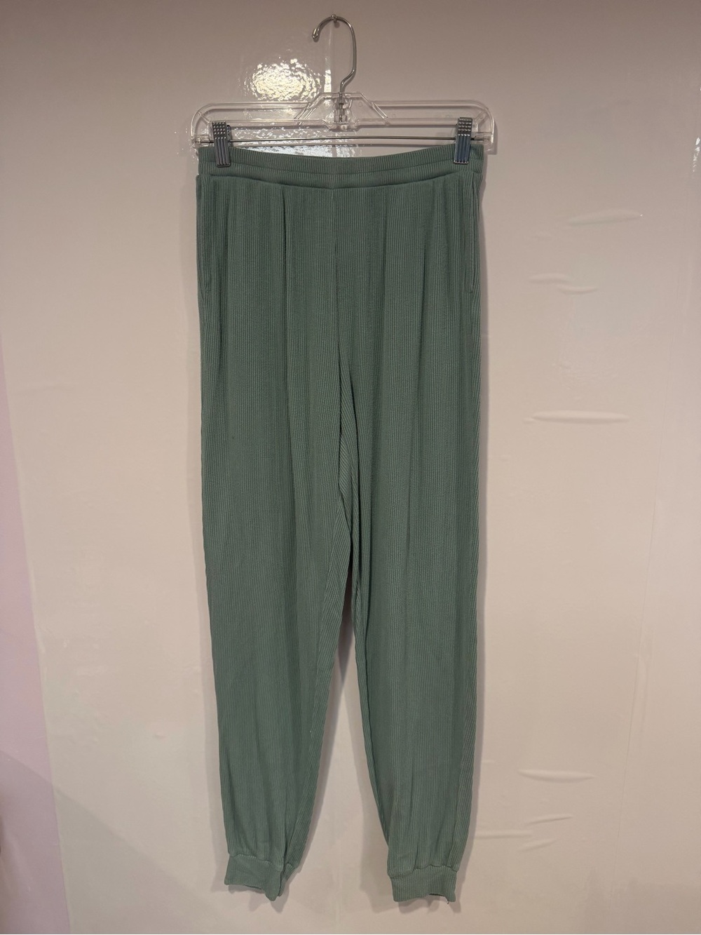 All Yoga ribbed Sage Green Lounge Pants